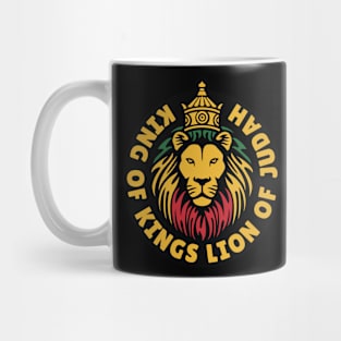 Lion Of Judah Lion Cross Christian Faith Jesus Hebrew Lion Mug